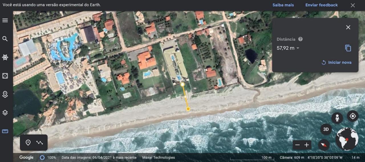 Apartamento a 60 metros para pé na areia - The Fountains - apto 105 Beberibe Exterior foto